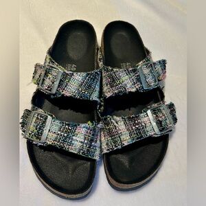 Birkenstock- Arizona - tweed multicolor - size 9/40